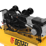 Компрессор воздушный BCV2200/100, ременный привод, 2.2 кВт, 100 литров, 370 л/мин Denzel