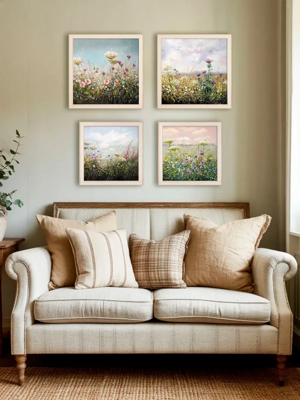 Картина на стену интерьерная на холсте 44х44 см