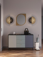 Шкатулка для украшений marm, D10,5 см, белый мрамор