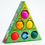 4376540 Подарочный набор развивающих массажных мячиков «Ёлочка», 6 шт