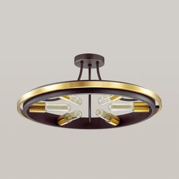 4401/6C LOFTI LN19 224 золотой, черный Люстра потолочная E27 6*60W 220V MAEVE