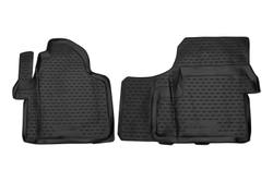 Коврики Standard, в салон MERCEDES Sprinter 2006-2013, 2 шт. (полиуретан, чёрные) Element.NLC.34.10.210