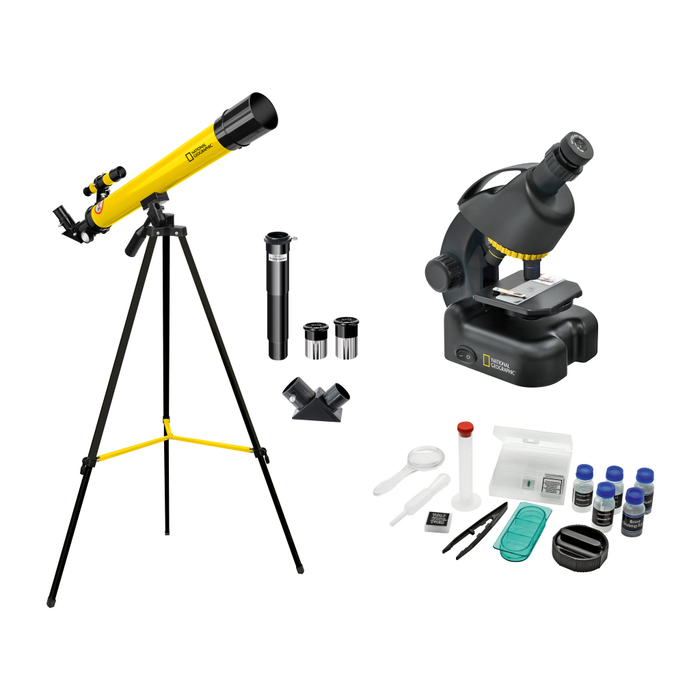 Набор микроскоп и телескоп BRESSER National Geographic 45/600 и 40x-640x