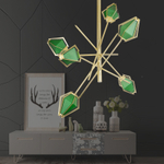 Ceiling design lamp  Harlow small by Gabriel Scott (Emerald)