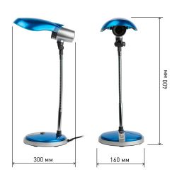 Настольный светильник ЭРА NE-301-E27-15W-BU синий