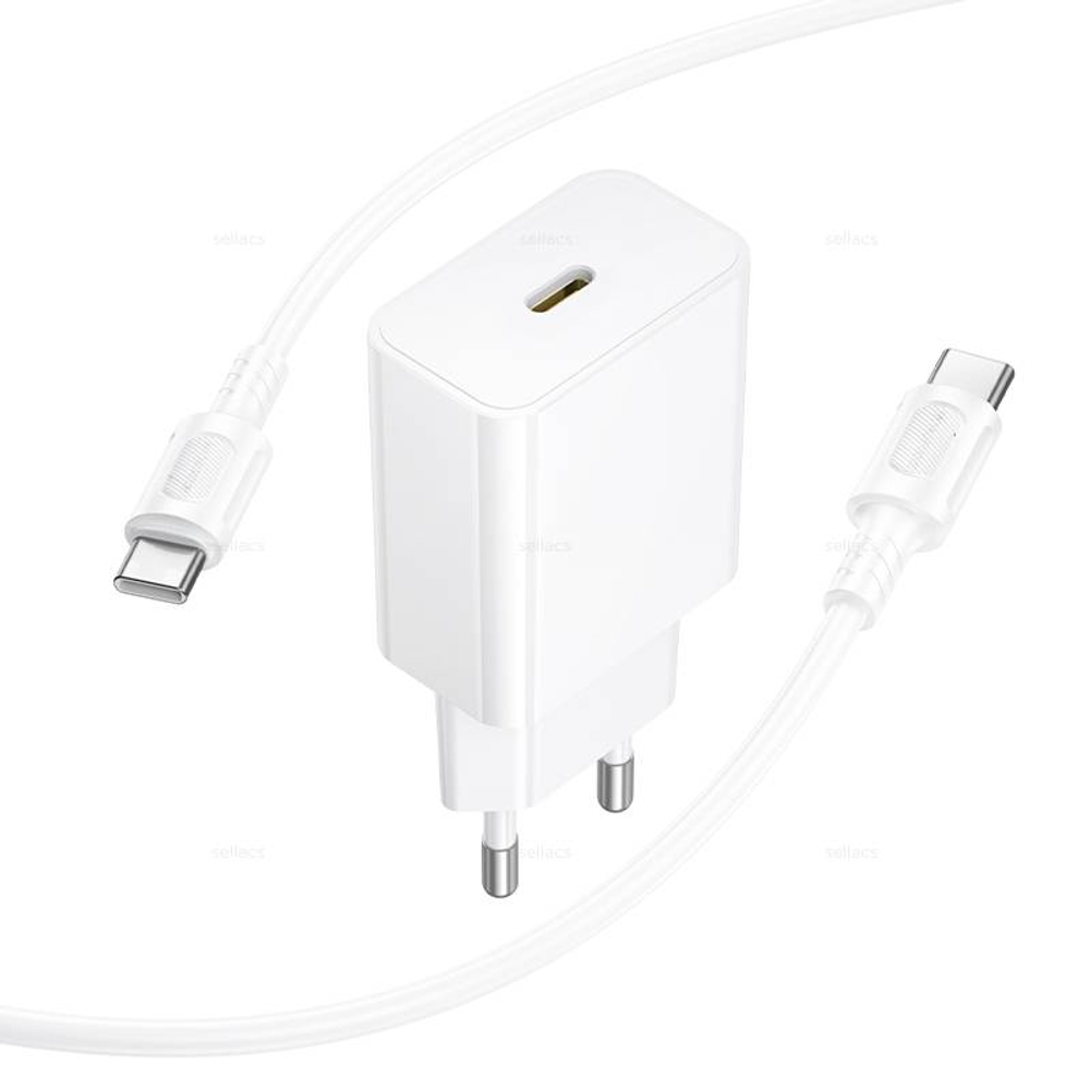 Зарядное устройство на Type-C Borofone PD20W BA112A (white)