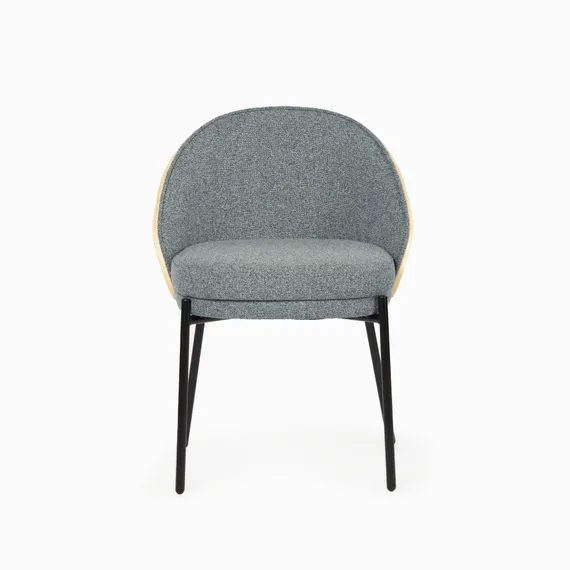 Обеденный стул Rosin, серый, шпон ясеня