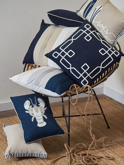 Подушка декоративная navy lobster из коллекции sea treasures, 30х45 см