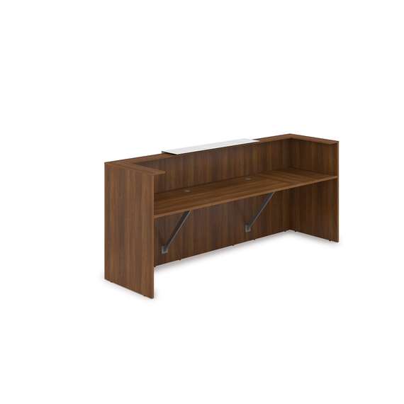 1КР-КЛ.201 Комплект Ресепшн с фартуком HPL (2654*749*1149) (без подсветки)