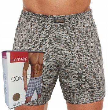Трусы мужские семейные Cornette Comfort светло-серый орнамент 002/272
