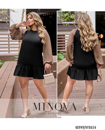 Платье 8654-мокко Minova Фото 1
