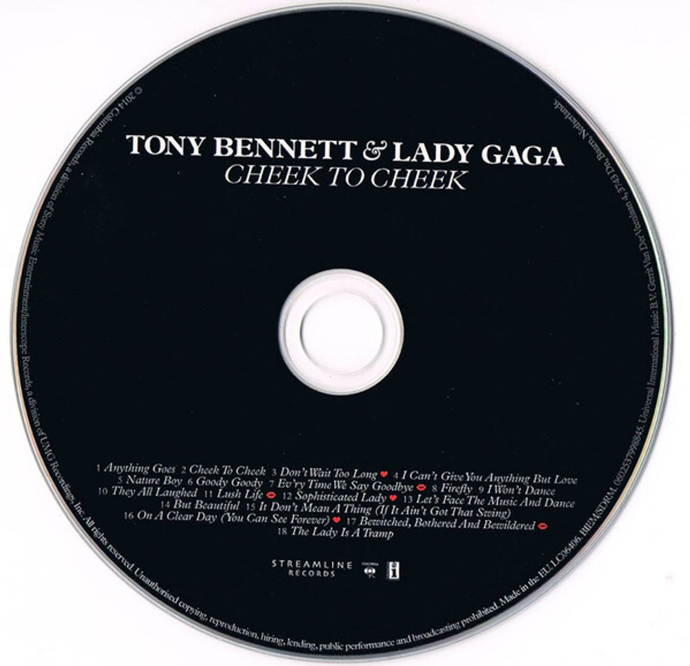 Tony Bennett & Lady Gaga / Cheek To Cheek (Deluxe Edition)(CD)