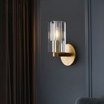 Настенный светильник 8816W gold/clear