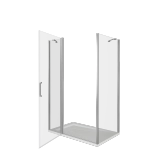 Душевой уголок Good door FANTASY WTW+SP 120x90 прозрачный
