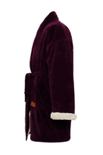 Теплый укороченный халат "Северный путь" на меху из натуральной овечьей шерсти