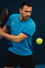 Футболка для падел Puma Individual Padel Синяя | Размер L