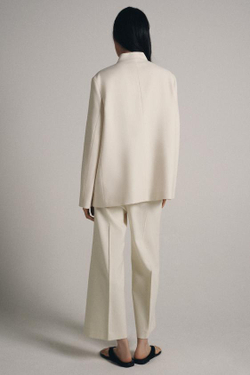 ZARA УКОРОЧЕННЫЕ БРЮКИ СО СТРЕЛКАМИ — ZW COLLECTION, СВЕТЛО-БЕЖЕВЫЙ