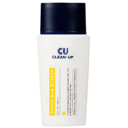 CUSKIN Clean-Up Super Sun Screen SPF50+ PA+++ лёгкая солнцезащитная эмульсия