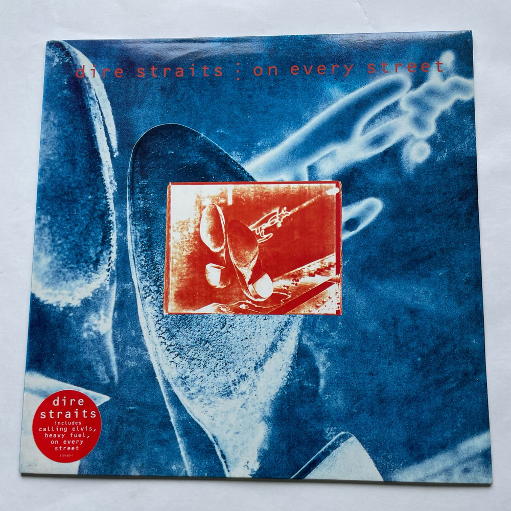 Винтажная виниловая пластинка LP Dire Straits On Every Street (Нидерланды 1991)