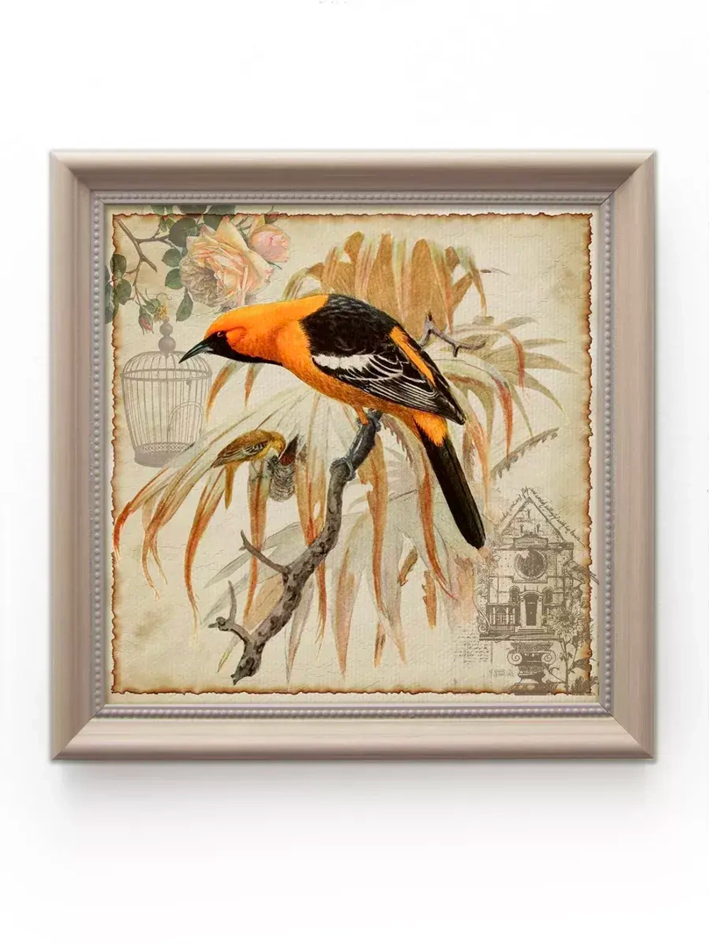 Картина на стену интерьерная на холсте 23х23см