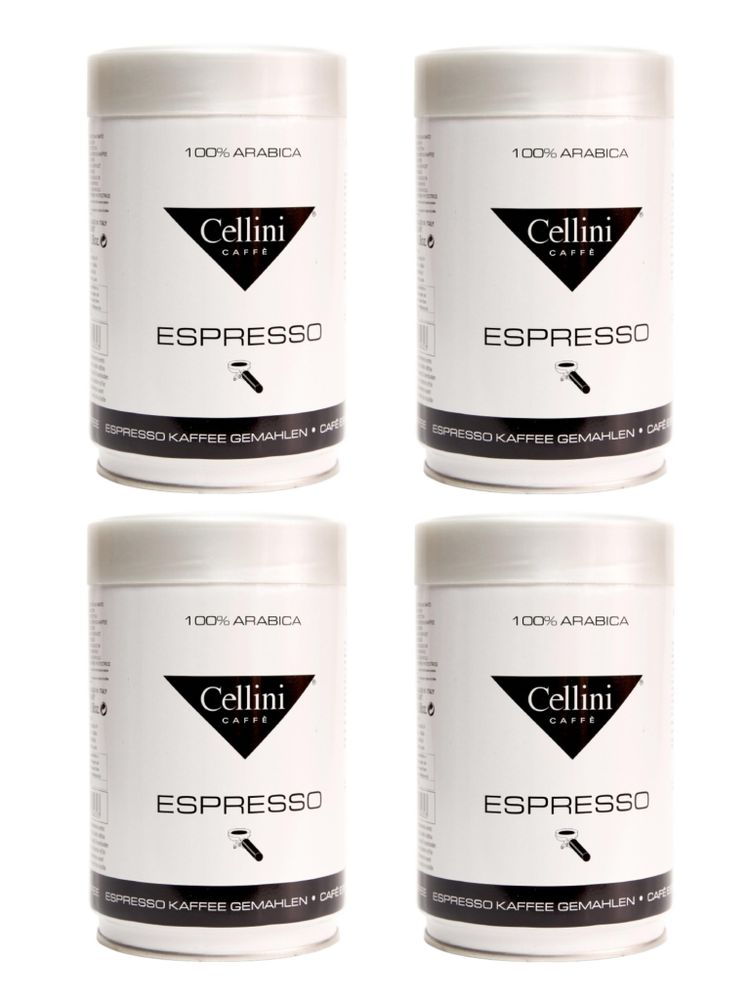 Кофе молотый Cellini Espresso Arabica 250 г x 4 шт