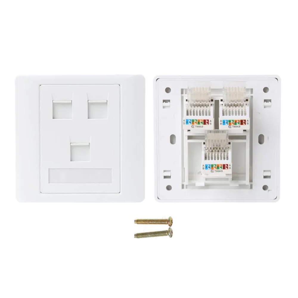 Панель компьютерных розеток типа 86 CAT5E, сетевой модуль RJ45, кабельный интерфейс, розетка