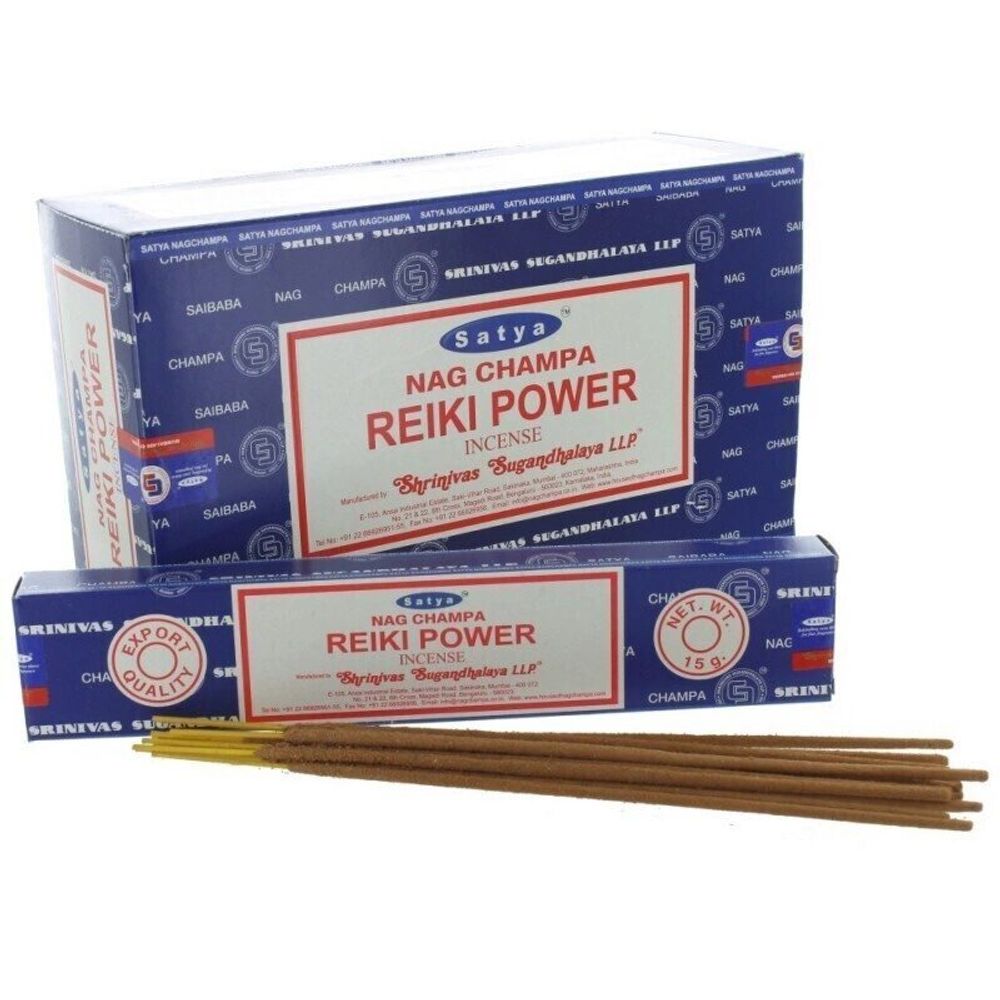 Satya Nag Champa Reiki Power Благовоние-масала Сила Рейки 15 г