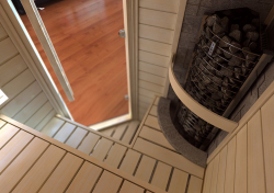 Электрическая печь SAWO TOWER TH6-90NB-CNR-P (9 кВт, встроенный пульт, угловая)