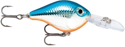 Воблер RAPALA Ultra Light Crank 03 /SB /плавающий/ 1,2-2,4м, 3см, 4гр
