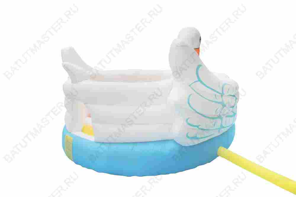 Батут для дачи "Волшебный лебедь" 4,0*3,2*2,45м