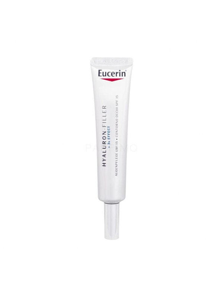 Уход за кожей вокруг глаз Eucerin Hyaluron-Filler + 3x Effect Eye Care SPF15 15 ml augencreme Feine Linien &amp; Falten für Frauen