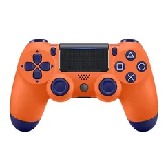 Геймпад Sony DualShock PS4 Оригинал Б/У (Оранжевый, Sunset Orange, Датчики холла)