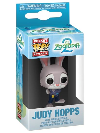 Брелок Funko Pocket POP! Disney Zootopia 2 Judy Hopps 86640 / Фигурка-брелок Фанко ПОП! по мотивам мультфильма "Зверополис 2", Джуди Хоппс