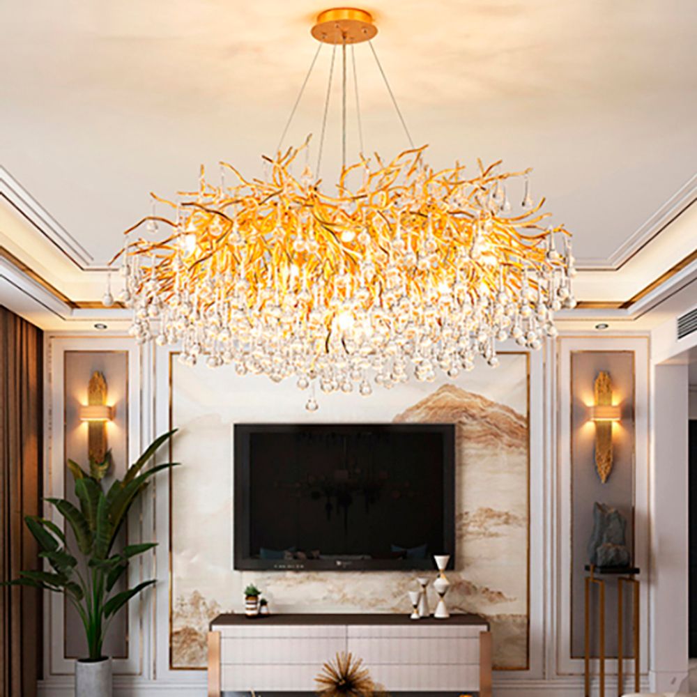 Подвесная Люстра Droplet Chandelier Oval L120 By Imperiumloft