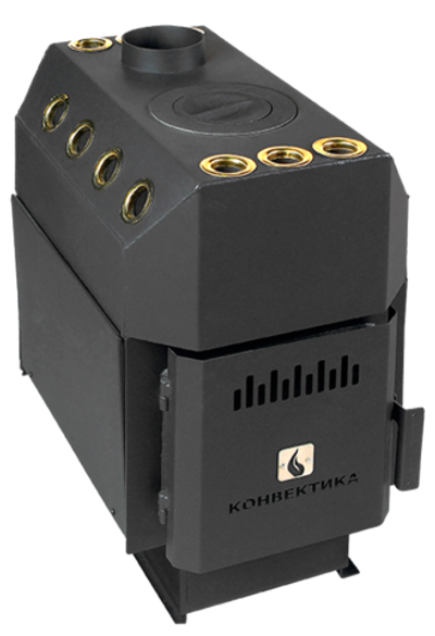 Печь отопительная Конвектика Ставр 9 (с чугунным кружком) (150 м.куб.)