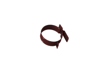 Хомут трубы водосток металл RAL 8017  ф 90мм