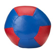 Медбол 3C145-K64, 3кг, иск.кожа, наполнитель резиновая крошка, диам. 21 см, маш сшивка, сине-красный