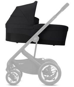 Коляска Cybex Talos S Lux BLK complete Aton S2 Ocean Blue 3 в 1 Moon Black с дождевиками