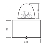 Тент для хранения Байк Хоум