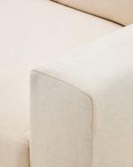 Alea 3-местный модульный диван с левым шезлонгом и съемным чехлом 220 см