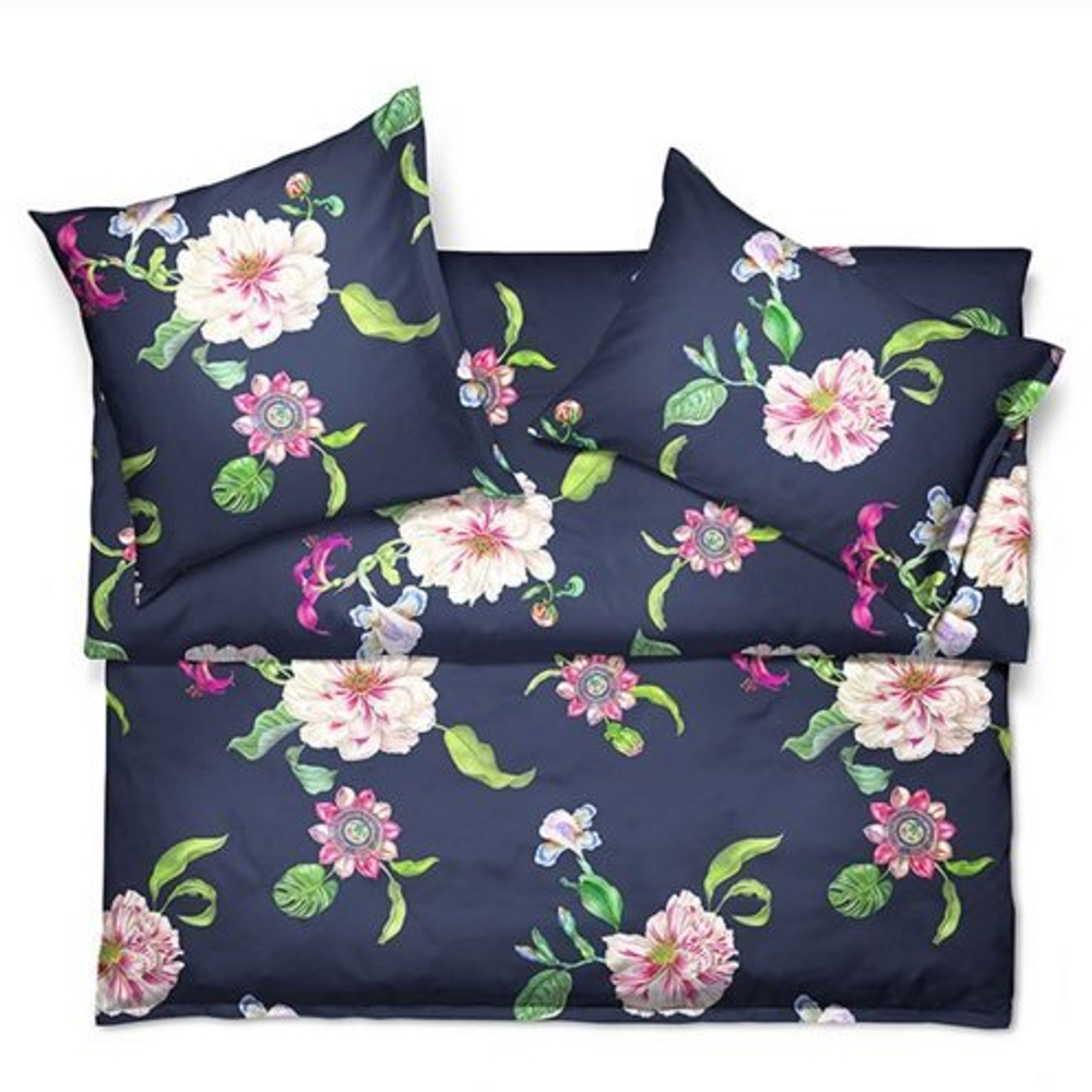 Постельное белье 2 спальное евро Schlossberg Альва Блу 2 Швейцария