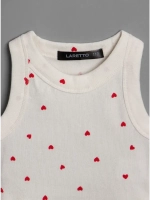 Летний кроп топ трикотажный детский