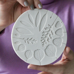 Молд силиконовый для лепки листьев "Гербарий" / Форма для мелких листьев эвкалипта / Молд для полимерной глины, мыла, воска