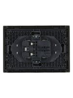 FORTE&PIANO Розетка 2-местная без заземления без защитных шторок безвинтовое крепление 10А FP326 серый IEK