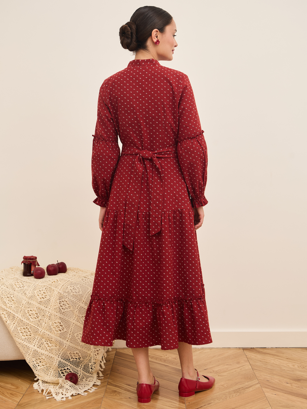 Платье на завязках