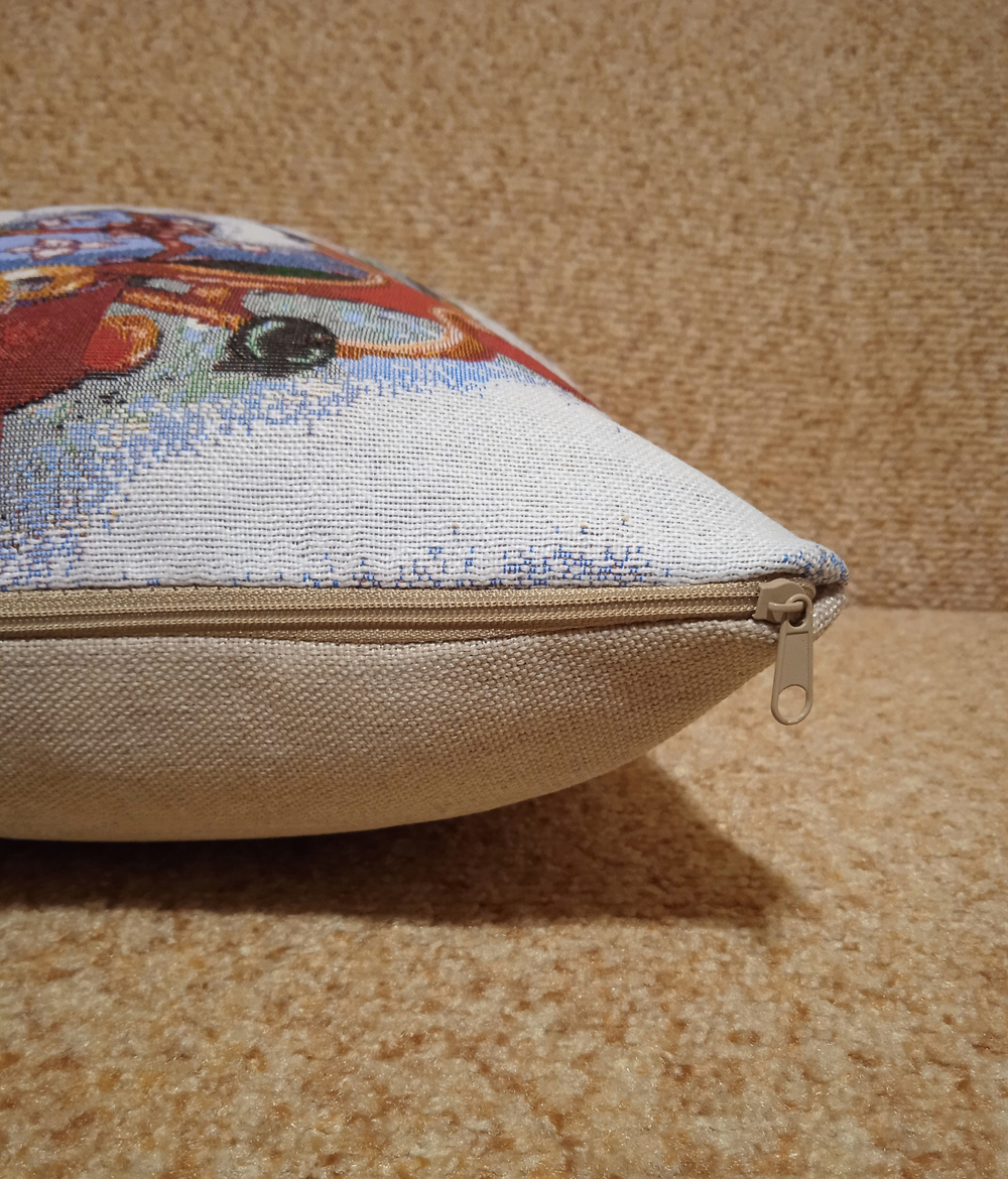 Декоративный гобеленовый чехол для интерьерной подушки Подарки 38*38