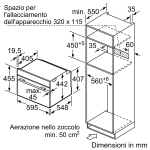 Компактный духовой шкаф Bosch CMG656BS1