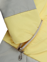 Куртка для девочек "Аглая" 28, 110р, св.желтый/серебро