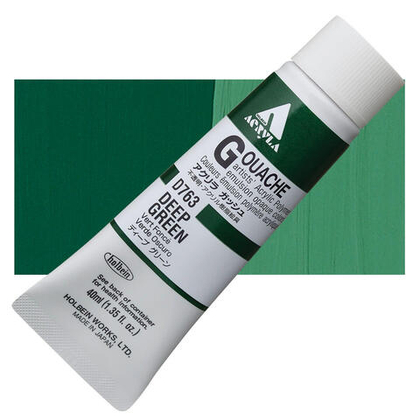 Holbein Acrylic Gouache 40 мл. 763 [А] Deep Green