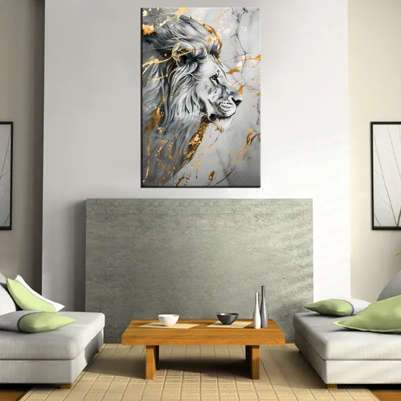 Постер "Лев. Абстракция"